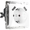 Розетка с заземлением, шторками и USBх2 (белый), Werkel, W1171501 - фото 115365