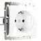 Розетка с заземлением (белый), Werkel, W1171001 - фото 115450