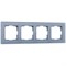 Рамка на 4 поста Favorit (серый,стекло), Werkel, W0041115 - фото 115782