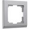 Рамка на 1 пост Stark (серебряный), Werkel, W0011806 - фото 115869
