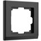 Рамка на 1 пост Stark (черный), Werkel, W0011808 - фото 115893