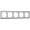 Рамка на 5 постов Stark (серебряный), Werkel, W0051806 - фото 115902