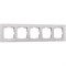 Рамка на 5 постов Favorit (дымчатый,стекло), Werkel, W0051117 - фото 115919