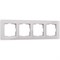 Рамка на 4 поста Favorit (дымчатый,стекло), Werkel, W0041117 - фото 115921