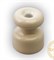 Изолятор фарфоровый "Слоновая кость" RI-02205