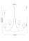 Подвесная люстра Lucia Tucci MADRID 116.6.3 - фото 38536 Подвесная люстра Lucia Tucci MADRID 116.6.3 - фото 38536