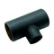 Тройник переходной для труб,15-18-22 мм., Черный муар,  Villaris GBQ Тройник переходной для труб,15-18-22 мм., Черный муар,  Villaris GBQ